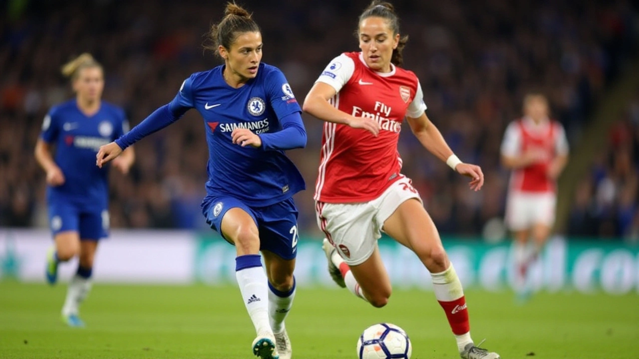 Chelsea Triumphs Over Arsenal in Women's Super League Showdown: Maintaining Unbeaten Streak